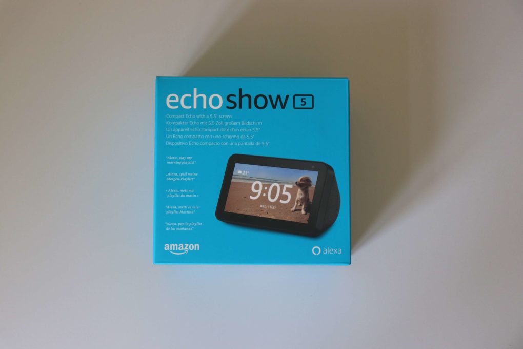 Amazon Echo Show 5 Test Verpackung