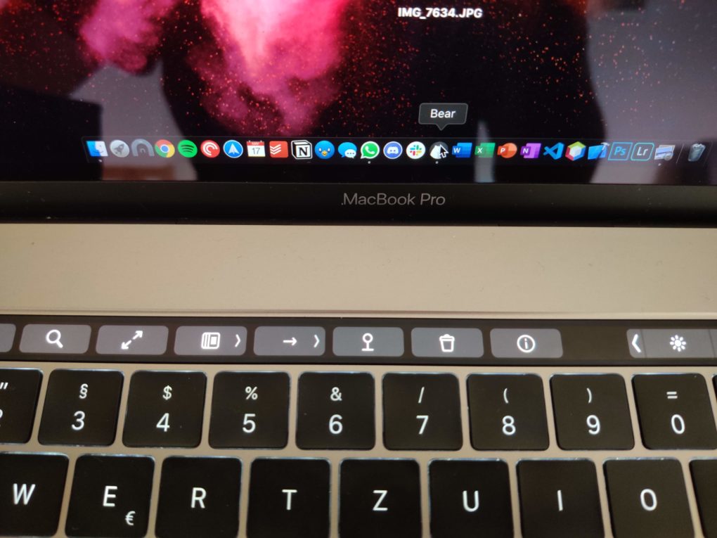 Windows zu macOS Touch Bar