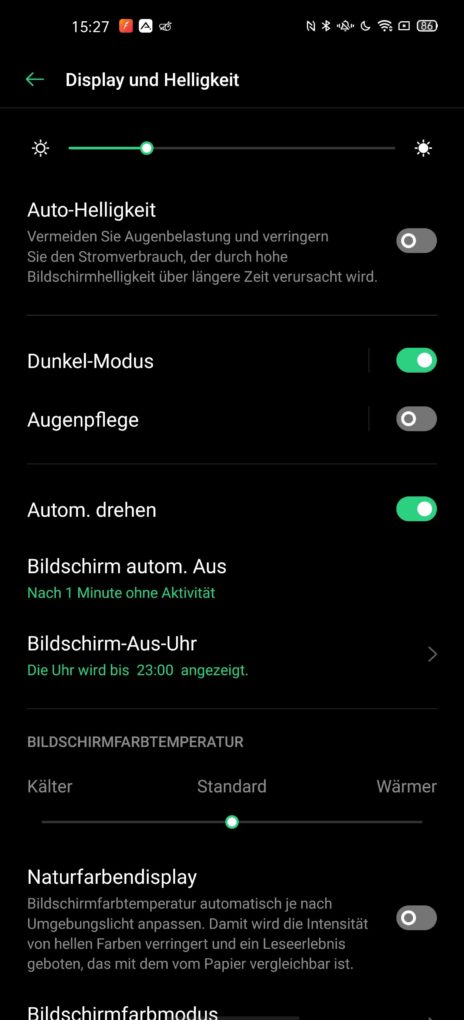 Oppo Find X2 Pro Display und Helligkeit