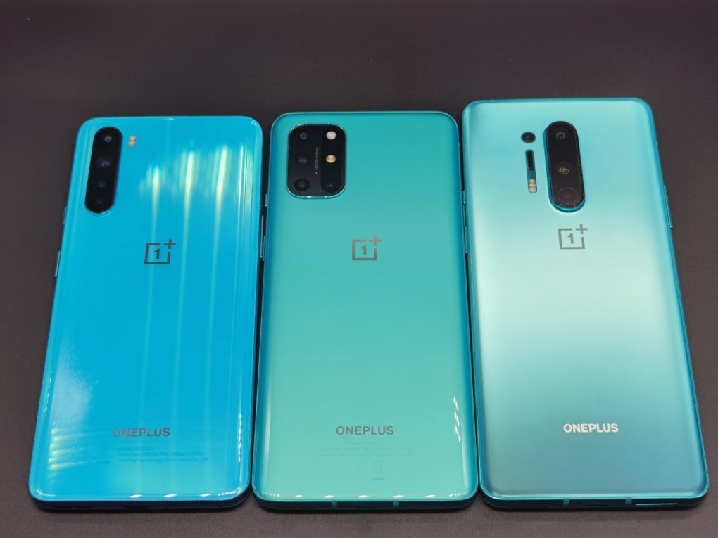 OnePlus 8T Vergleich mit anderen OnePlus-Phones