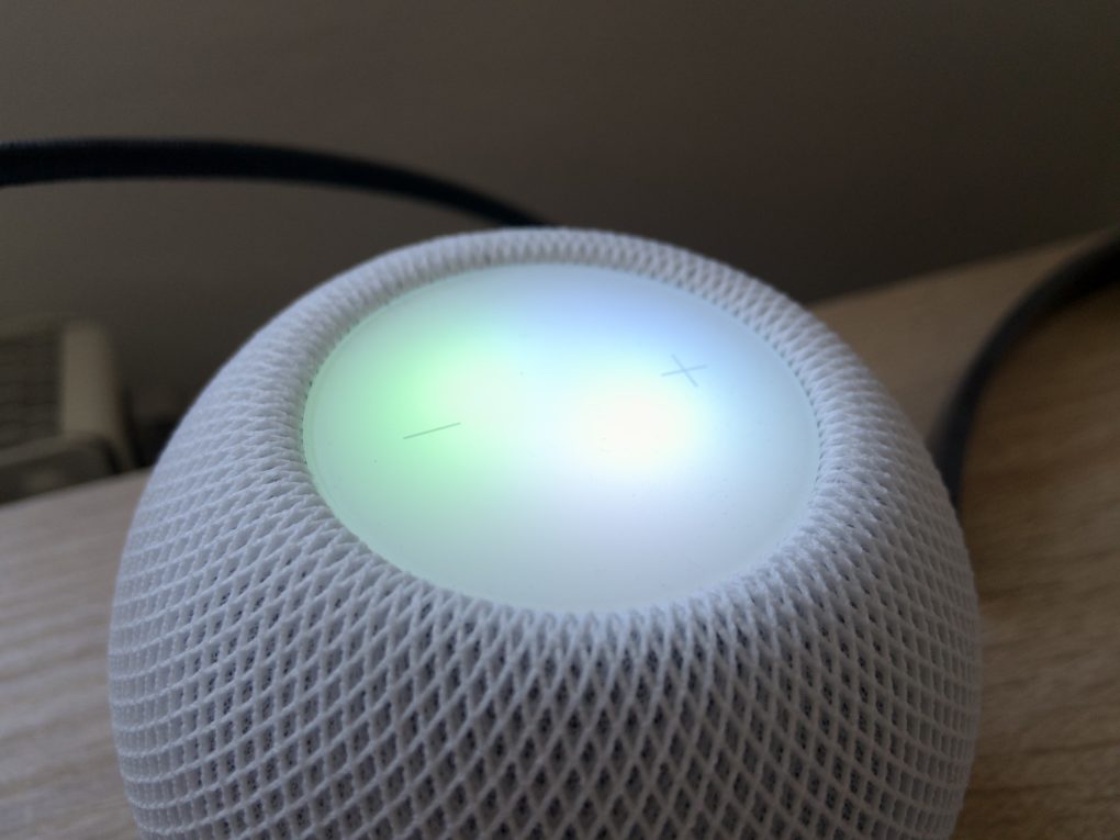 Apple HomePod mini Bedienfeld