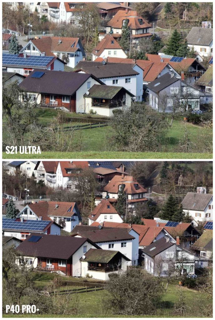 S21 Ultra vs P40 Pro+ Kameravergleich