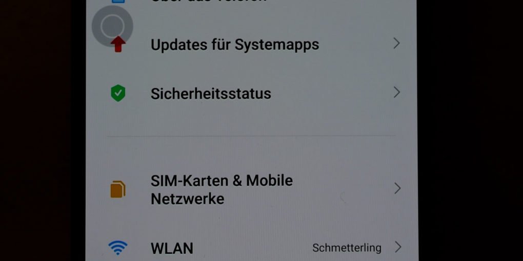 Redmi Note 10 Pro Display Schärfe weit