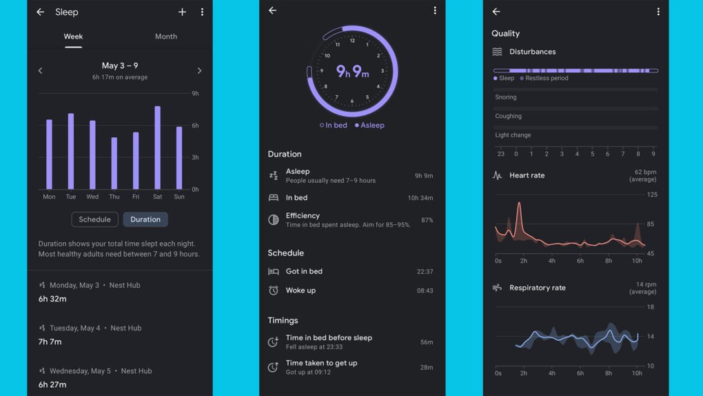 Google Nest Hub Schlaftracking