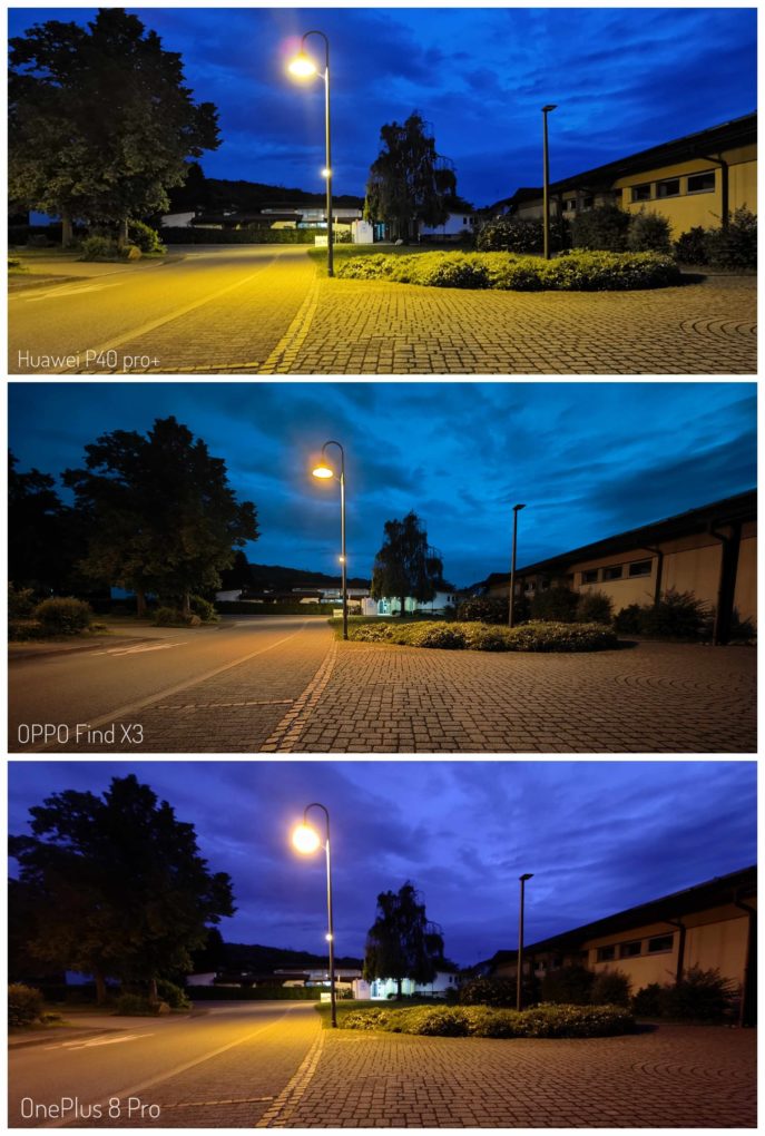 OPPO Find X3 Kameravergleich Lowlight