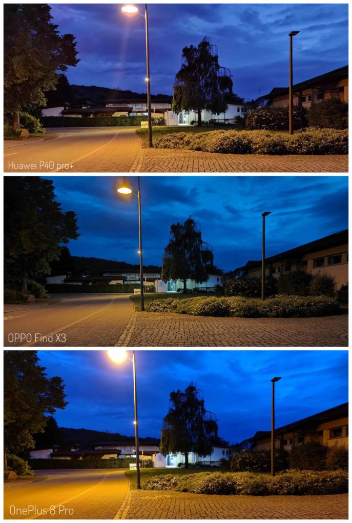 OPPO Find X3 Kameravergleich Lowlight