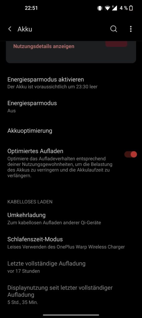 OnePlus 9 Pro Screen-On-Time