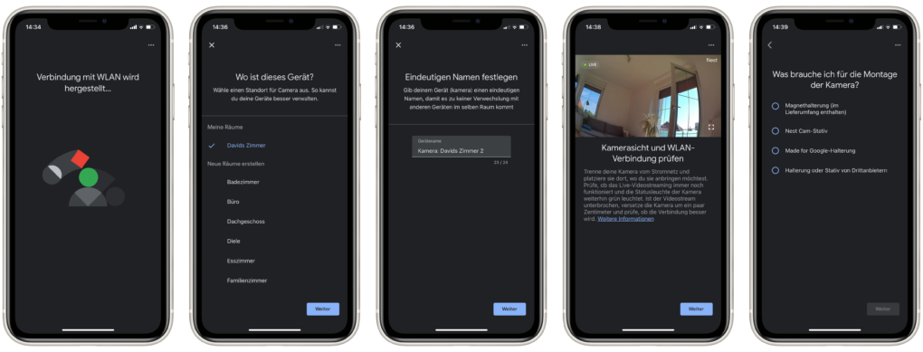 Google Nest Cam Einrichtung 2
