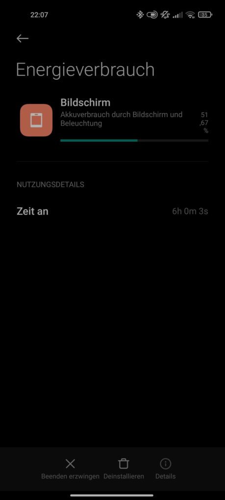 Xiaomi 11 Lite 5G NE Screen-On-Time