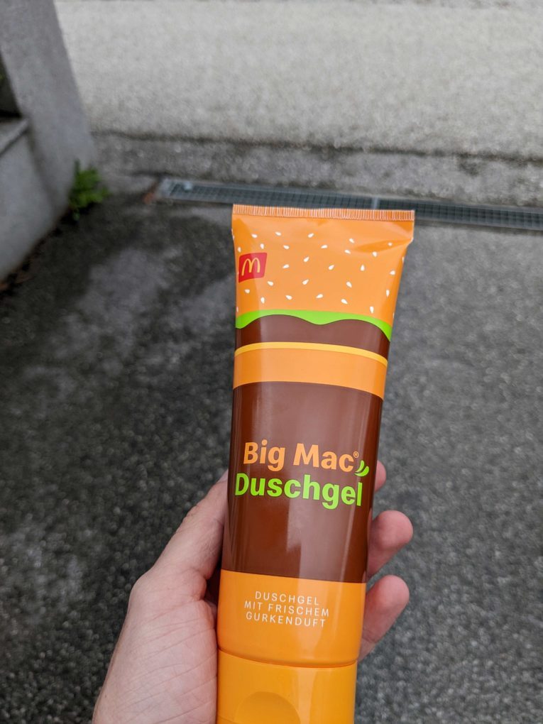 McDonalds Big Mac Duschgel