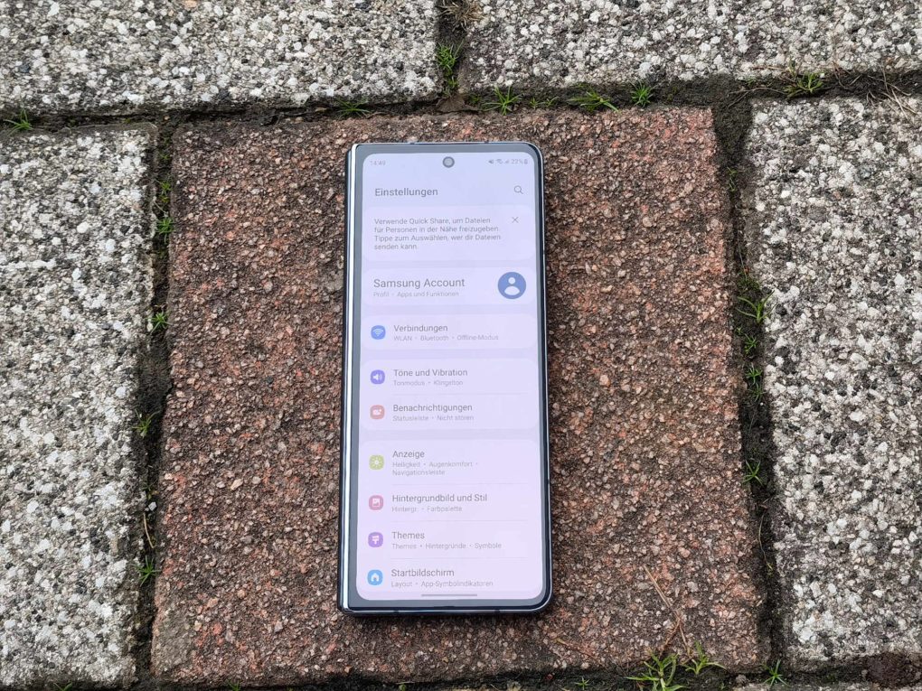 Samsung Galaxy Z Fold4 Vorderseite