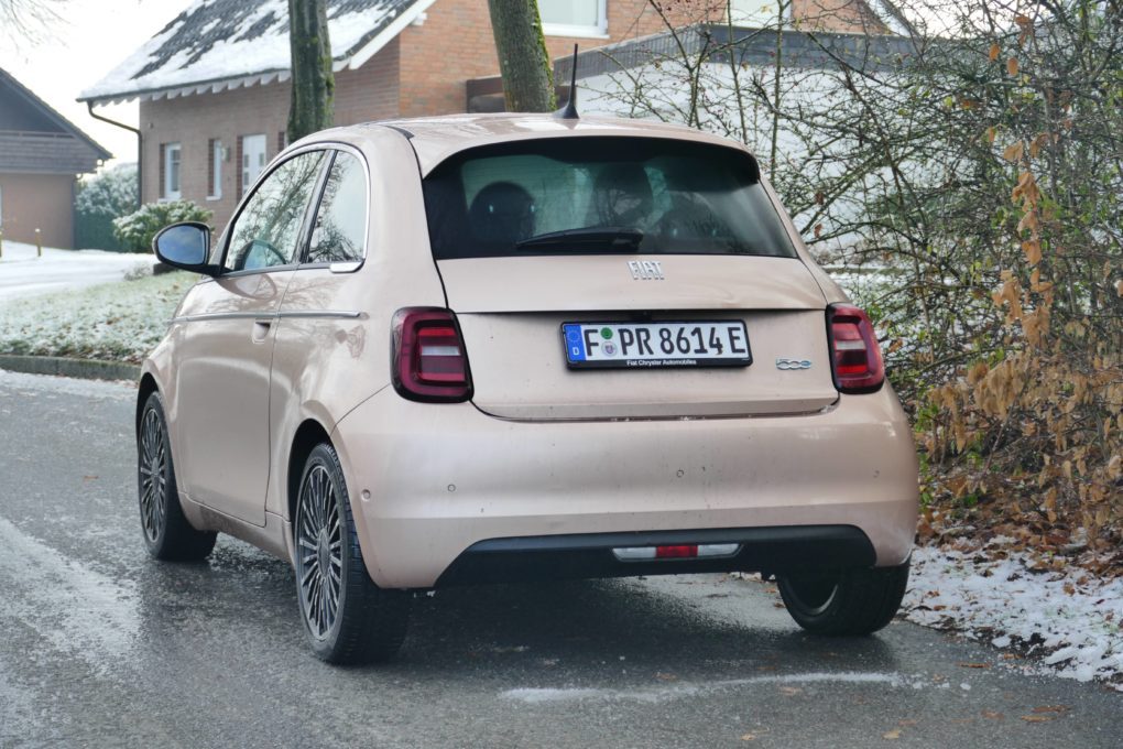 Fiat 500e Seite/Heck