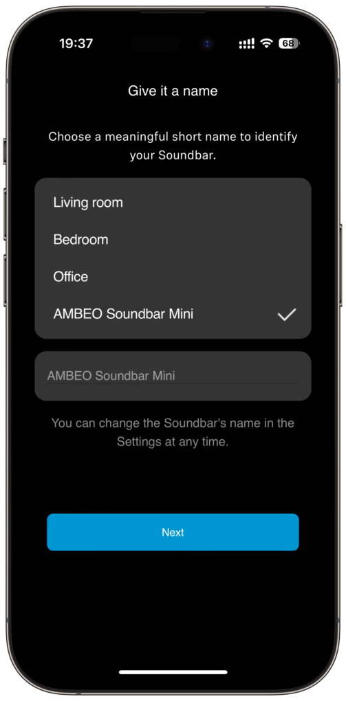 Sennheiser AMBEO Soundbar Mini Setup 4