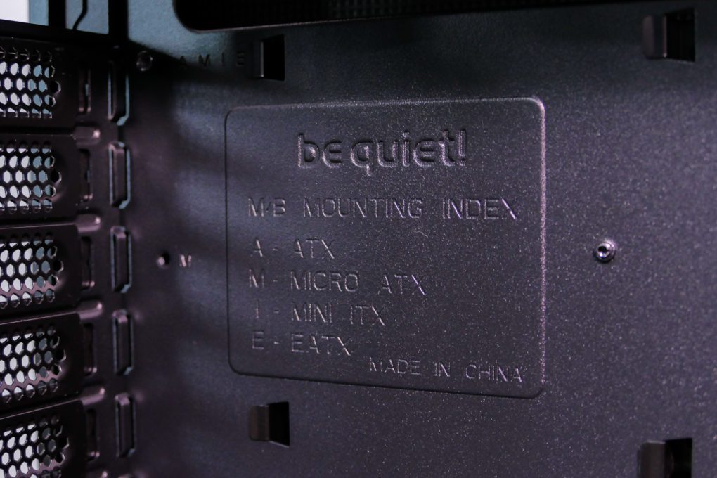 be quiet! Dark Base Pro 901 Mounting Index