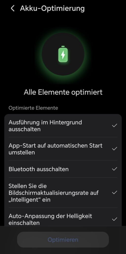 Honor Magic V3 Akku-Optimierung