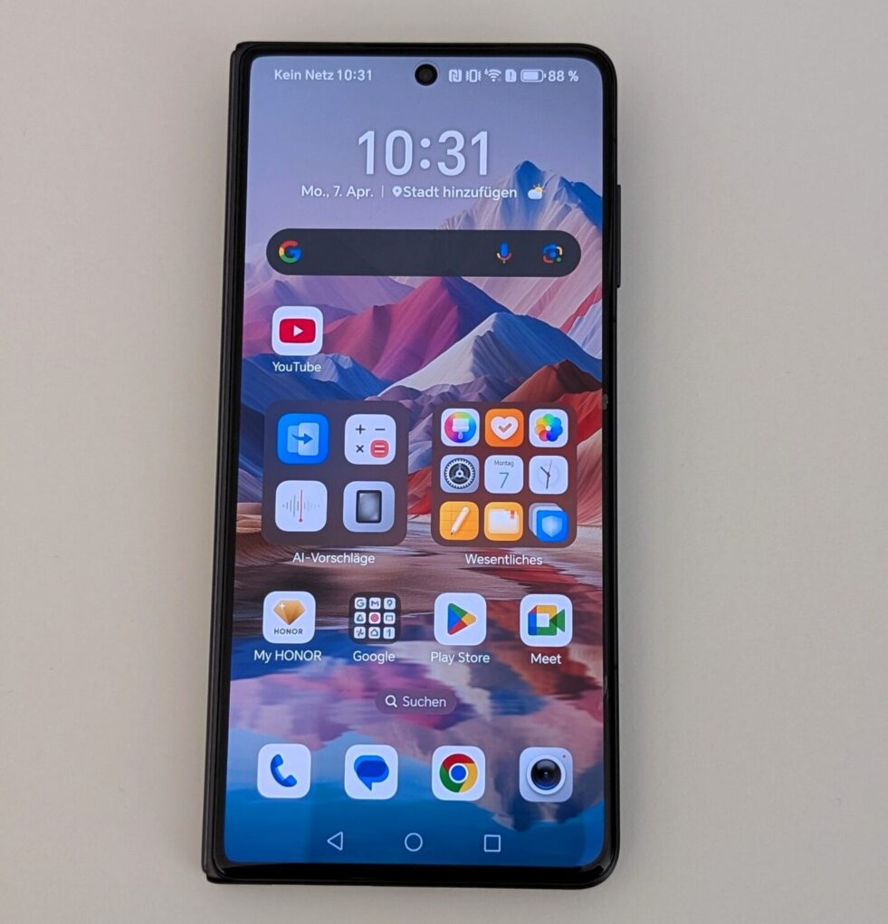 Honor Magic V3 Außendisplay