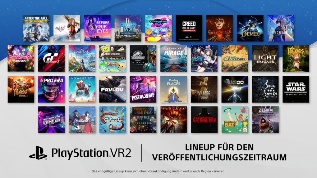 PS VR2 Spiele