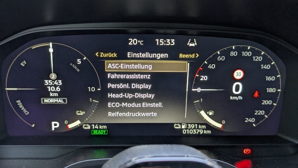 Mitsubishi Outlander Ladeanschluss